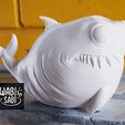 6.jpg Fat chibi shark 3D print model