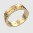 rotating_10.png Intricate Greek Key Band Ring 3D print