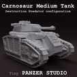 PredatorDestructor.png Carnosaur Medium Tank