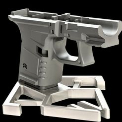 Glock-Stand-003.jpg STL file Modular Pistol Stand・3D printing idea to download