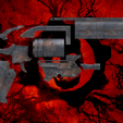 Assembly4.png Gears of War Boltok Pistol and Stand