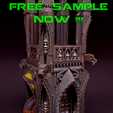 free samples insa.png Fichier STL gratuit "Sinister Cities" Kickstarter : échantillon GRATUIT en mode vase・Design à télécharger et à imprimer en 3D