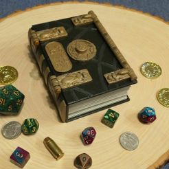 image_3.jpg Free STL file Secret Lock Book of the Dead・3D print design to download