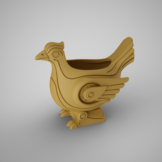 Mechanical Bird Holder 3D model