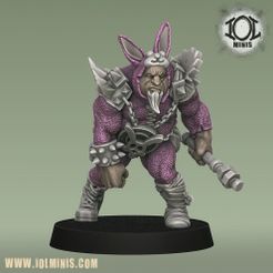 Bigbunny_Render.jpg Fichier 3D Bunny Clan - La grande brute des lapins・Plan imprimable en 3D à télécharger