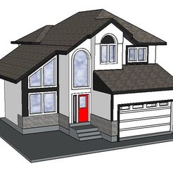 35 Kingsclear Scenic.JPG PREMIUM N Scale Suburban Home #3