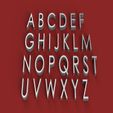 RENDER.jpg CENTURY GOT font uppercase 3D letters STL file