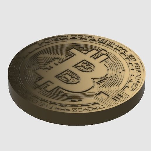 bitcoin 3D model