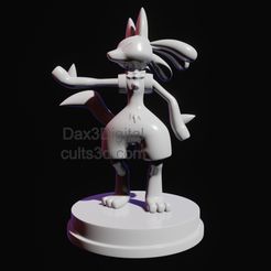 1-2.jpg Lucario figure - Pokemon Scarlet and Violet