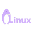 linux logo_obj.obj linux logo