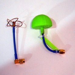 DSC_0290.JPG Fichier STL gratuit FPV Couverture d'antenne en trèfle et pêcheur・Objet à télécharger et à imprimer en 3D