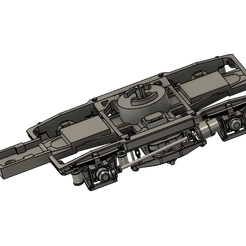 Drehgestell-SGP-53-U-v30.png Bogie moderno para vagón LIMA galga 0 , Galga 0, bogie para vagón LIMA 1/45