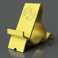 borusia.jpg STL-Datei Telefonzelle Borussia Dortmund Logo・Design für den 3D-Druck zum Herunterladen