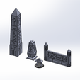 Necron_stuff_3x_size_v1.png Warhammer Necron Obelisks and Wall