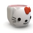 Hello-Kitty-Hex-Planter.420.2.jpg Hello Kitty Hex Planter & Pencil Holder – Cute Desk Organizer | 3D Printable STL, OBJ, 3MF
