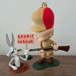 Sign for Bugs/Elmer Scene
