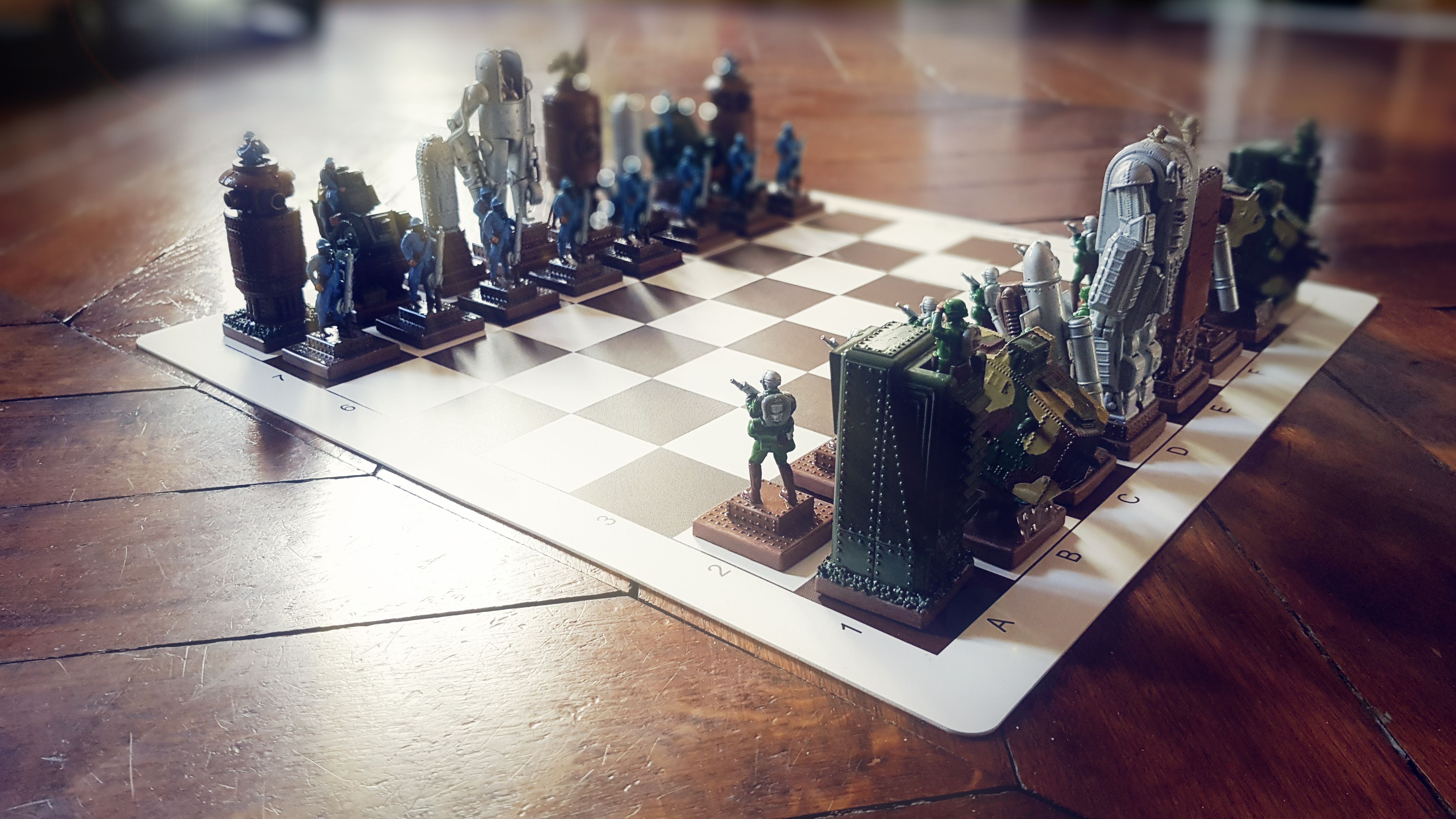 Steam_Chess_A__00004.jpg STL file Steampunk chess game.・Template to download and 3D print, Alphonse_Marcel