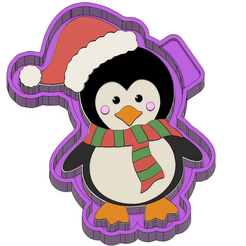 ink.png Noël Pingouin Freshie STL Mold Housing
