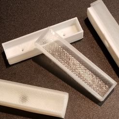 parts.jpg Free 3D file NeoPixel Stick Case・3D printing design to download