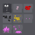 1.png SHADOWS + MAJIN BUU - FUSION FAN ART [MULTIPARTS/NO AMS/3MF]