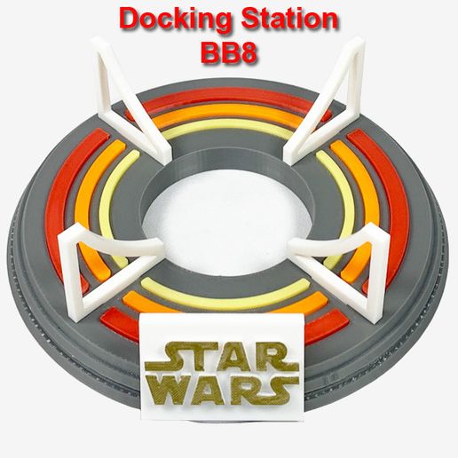 BB8 BB 8 Droid Support Table Top Docking Station Star Wars Disney Toy Galaxy Edge 3D model