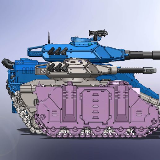 🪖 AFV TANK PREDATOR MK3 28mm・ 3D File for ・Cults