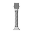 Twisted-ribbs-Double-sided-ornament-book-ends-Greek-key-pillar-Greek-Parthenon-relief-05.jpg Vintage pattern twistedrope Parthenon relief alter 3D print model