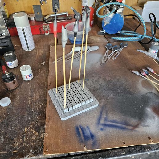 🎨 Paint Stick Stand・Free GCODE File for 3D printing・Cults