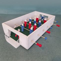 Futbolin_007.jpg Free STL file Mini Table Football・3D printer design to download