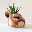 Puma-Maceta-001.jpg STL file Puma Pot・3D print design to download