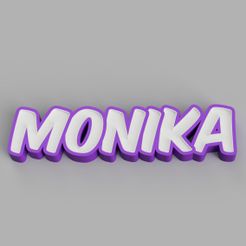 STL file Monika Figurine (Doki Doki Literature Club) 🎲・3D print design to  download・Cults