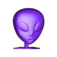 alienFace.obj Alien Grey - Bust