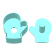 1.png Mitten Cake Pop Mold | Digital Download STL File