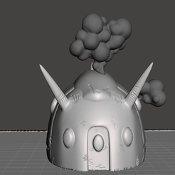 house-smoke.png STL file planet namek house・3D print model to download