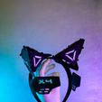 IMG_5434.jpg Cyberpunk Techwear Cosplay Cat Ears [3D STL File]