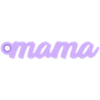 KeyChainMama.stl Брелок для ключей - мама