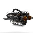 v6-engine.2.jpg orks Design of 3D Mathematical Modeling Drawing for Turbo V6 Six Cylinder Engine