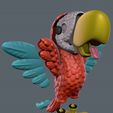 Cute-Parrot-Assembled.jpg Cute Parrot (Easy print and Easy Assembly)