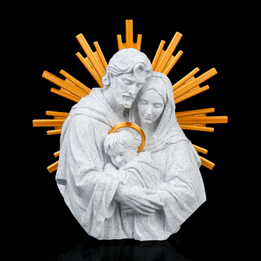 👪 The Holy Family・ 3D File for 3D printing・Cults