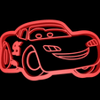 Mcqueen.png STL file Cars movie cookie cutter set・3D printable model to download