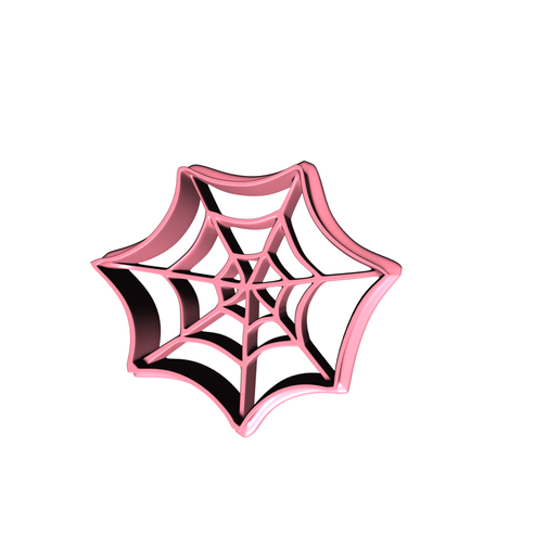 polymer clay cutter - spider's web 3D model