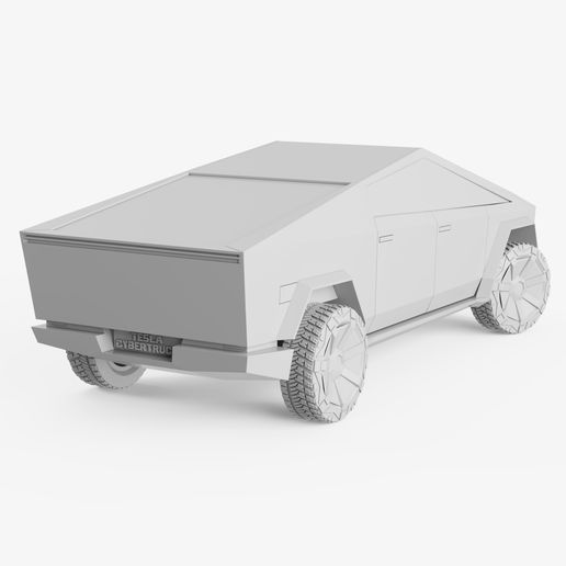 STL file Tesla Cybertruck・3D printer model to download・Cults