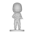 model-19.png Masked Guard (Triangle) – Squid Game Chibi Soldier Figure (Fan Art)