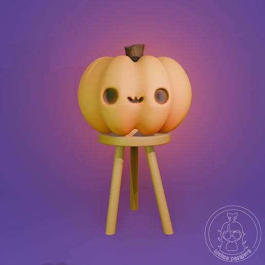 pumpkin- spooki - halloween - 3D model önizlemesi