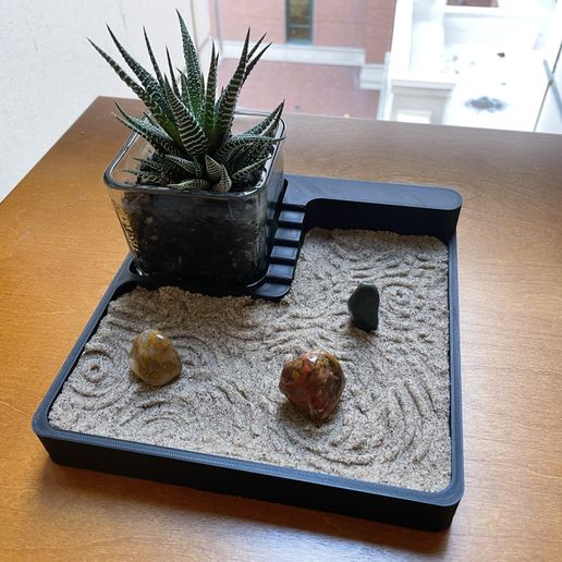 Zen Garden Tray + Pot