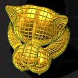 default.113.jpg STL file Squid Game Mask - Vip Tiger Mask Cosplay 3D print model・3D printable design to download
