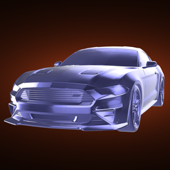 Ford-Mustang-2019-render-1.png Fichier OBJ Ford Mustang 2019・Design à télécharger et à imprimer en 3D