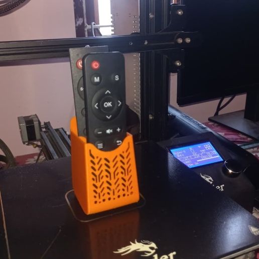 DualSlot Remote Holder – Wall Mount 3D Printed Organizer V2