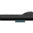04.jpg Yasen Class Submarine 1.2m long