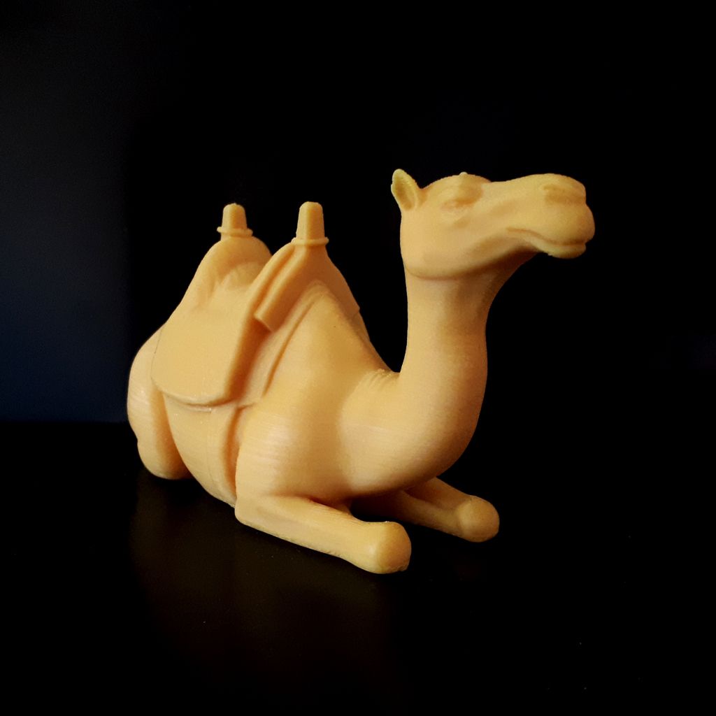 Download STL file Camel Sitting With Saddle 🐫 • 3D printer template ・ Cults